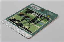 Adam Scott Signed 2013 Masters Tournament Series Badge #R09763 JSA ALOA