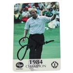 Jack Nicklaus Signed 1984 Champion Open Championship Kroger Calling Card JSA ALOA