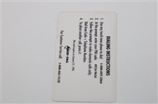 Jack Nicklaus Signed 1984 Champion Open Championship Kroger Calling Card JSA ALOA