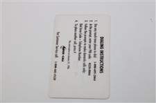 Jack Nicklaus Signed 1977 Champion Open Championship Kroger Calling Card JSA ALOA