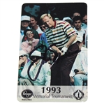 Jack Nicklaus Signed 1993 Champion Memorial Tournament Kroger Calling Card JSA ALOA