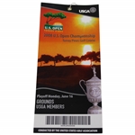 2008 US Open At Torrey Pines Playoff Monday Ticket