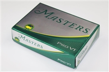 2018 Masters Pro V1 Titleist Golf Ball Box w/Nine (9) Golf Balls in Sleeves