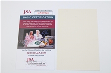Arnold Palmer Signed Index Card JSA #CA95925