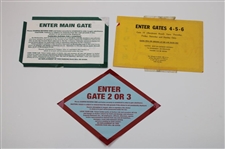 Two (2) 1997 Masters Parking Passes w/1978 Masters Parking Pass