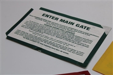 Two (2) 1997 Masters Parking Passes w/1978 Masters Parking Pass