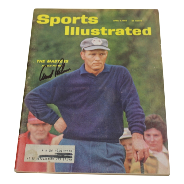 Arnold Palmer Signed 1962 Sports Illustrated Magazine JSA #CA95934