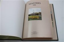 Winnie Palmer Gifted Arnold Palmer Signed 1981 Masters Annual JSA #AY50962
