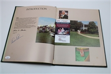 Winnie Palmer Gifted Arnold Palmer Signed 1981 Masters Annual JSA #AY50962