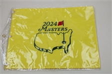 2021, 2022, 2023 & 2024 Masters Tournament Embroidered Flags in Original Sleeves