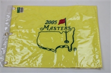 2005, 2006 & 2007 Masters Tournament Embroidered Flags in Original Sleeves