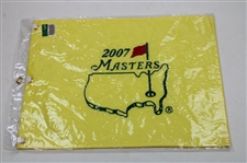 2005, 2006 & 2007 Masters Tournament Embroidered Flags in Original Sleeves