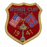 1941 Ryder Cup Bullion Blazer Jacket Commemorative Patch