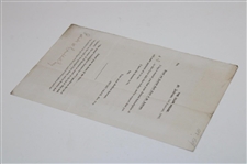 1883 Royal & Ancient Golf Club of St. Andrews  Annual Fees Due Notice