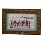 Golf Club Brand Stamps St. Andrews Picture & Frame
