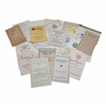 Lot of Twenty-Seven (27) Vintage Scorecards - 12 Stymie Cards