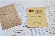Lot of Twenty-Seven (27) Vintage Scorecards - 12 Stymie Cards