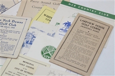 Lot of Twenty-Seven (27) Vintage Scorecards - 12 Stymie Cards
