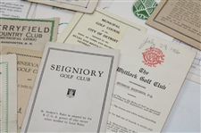 Lot of Twenty-Seven (27) Vintage Scorecards - 12 Stymie Cards