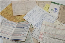 Lot of Twenty-Seven (27) Vintage Scorecards - 12 Stymie Cards