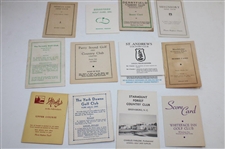 Lot of Twenty-Seven (27) Vintage Scorecards - 12 Stymie Cards