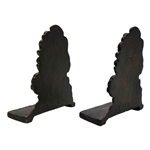 Two (2) Vintage Bobby Jones Cast Iron Book Ends