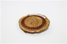 1923 US Amateur Flossmoor Country Club Contestant Badge - Max Marston defeats Sweetser