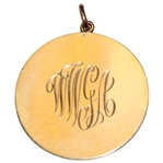Mickey Wrights 1955 Womens Western Open Medalist Medal