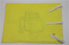 Arnold Palmer Signed 2007 Masters Tournament Embroidered Flag PSA #G10258