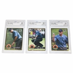 Tiger Woods 2001 Legends Masters Ultimate Prize, 4th Best Masters & 6.18.00 Cards ECS Gem MT 10
