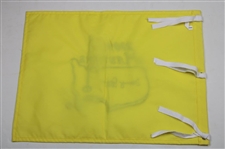 Tommy Aaron Signed 2009 Masters Embroidered Flag with Year Won Notation JSA ALOA