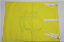 Jose Maria Olazabal Signed 2018 Masters Tournament Embroidered Flag w/Years Won Notation JSA ALOA
