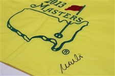 Mike Weir Signed 2013 Masters Tournament Embroidered Flag JSA ALOA