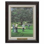 Greg Norman Signed 1998 Signature Invitational at St. George's G.C. Framed Canvas Print JSA ALOA