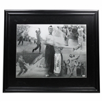 Arnold Palmer Signed Deluxe Canvas Photo Collage Display - Large Signature JSA #X42727
