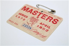 1970 Masters Tournament SERIES Badge #23558 - Billy Casper Winner