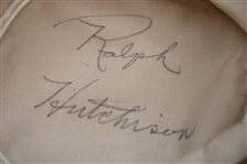Ralph Hutchison (Masters 18th Hole Announcer) Personal Signed Masters Hat