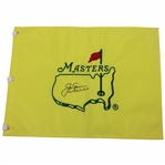 Jack Nicklaus Signed Undated Masters Embroidered Flag w/Years Won JSA ALOA