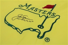 Jack Nicklaus Signed Undated Masters Embroidered Flag w/Years Won JSA ALOA