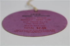 Jack Nicklaus Signed 1965 Masters Sunday Final Rd Ticket #784 JSA ALOA
