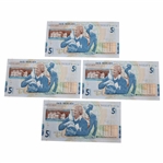 Four (4) Jack Nicklaus Open Championship RBS 5lb Notes
