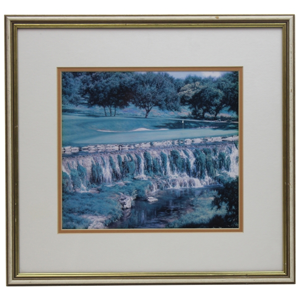 Cascading Falls At Seven Larry Dyke Lithograph w/ COA - Framed
