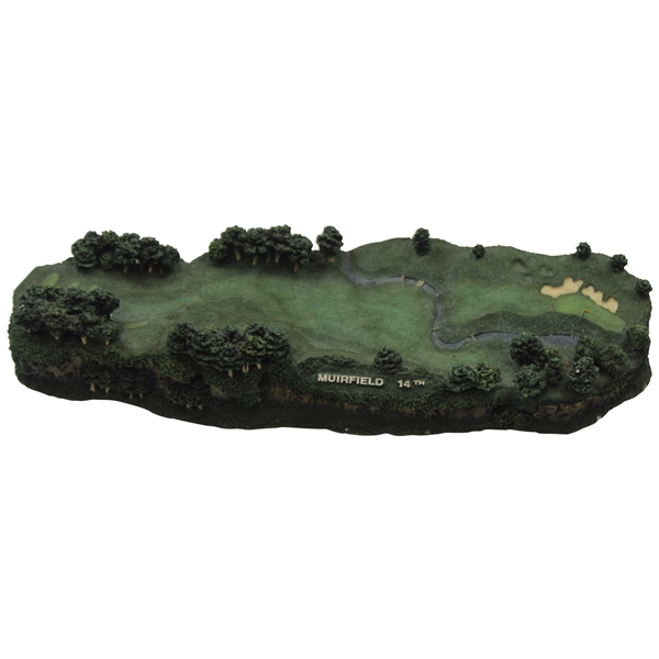 14th Hole at Muirfield Danbury Mint Legendary Golf Holes Collection Desk Sculpture