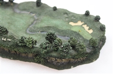 14th Hole at Muirfield Danbury Mint Legendary Golf Holes Collection Desk Sculpture