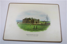 Vintage Pimpernel Famous British Golf Clubs Placemat Set of Four (4) in Original Box