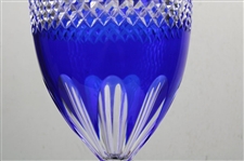 Champion Jan Stephenson's 2000 Hy-Vee Classic Cut Glass Cristallo Trophy On Plinth
