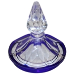 Champion Jan Stephenson's 2000 Hy-Vee Classic Cut Glass Cristallo Trophy On Plinth