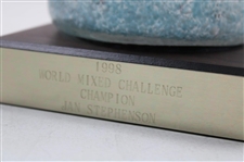 Champion Jan Stephenson's 1998 World Mixed Champion Fluted Bowl Trophy