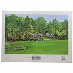 Robert Trent Jones Signed Augusta National GC 'The Eleventh Green' LTD ED Print #1/850 by Artist Bill Waugh JSA ALOA