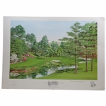 Robert Trent Jones Signed Augusta National GC 'The Sixteenth' LTD ED Print #1/850 by Artist Bill Waugh  JSA ALOA